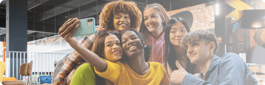 People selfie